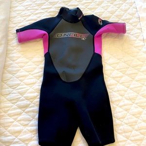 Kids O’Neill spring wetsuit size 8